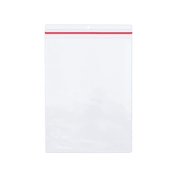 Bsc Preferred 9 x 12'' Industrial Zippered Job Ticket Holders, 15PK JTH161 - main